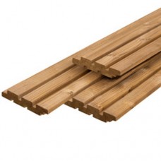 Caldura wood triple profiel geschaafd 2,5x11,5x540 cm dubbelzijdig